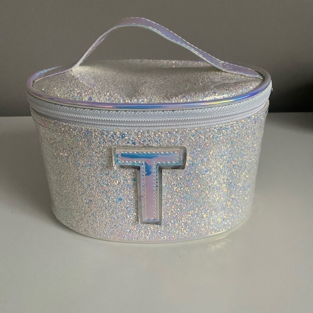 Glitter Makeup Train Case